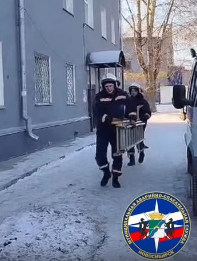 Спасатели сняли с подоконника второго этажа двоих детей