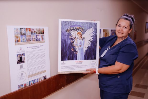 25 картин разместят в детском онкологическом отделении Центра имени Мешалкина
