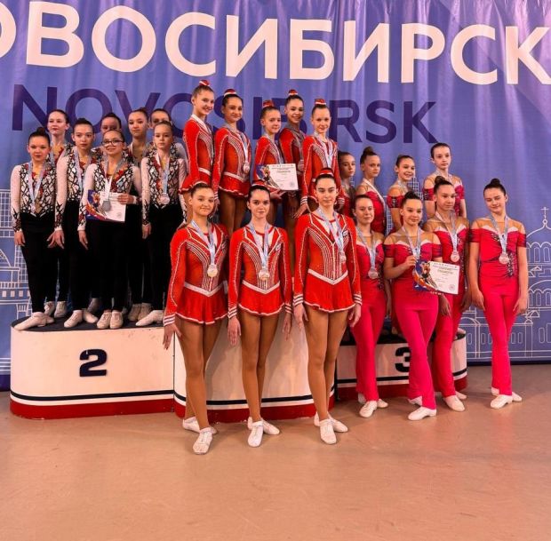 Аэробистки СШ «Энергия» завоевали право участвовать в первенстве страны