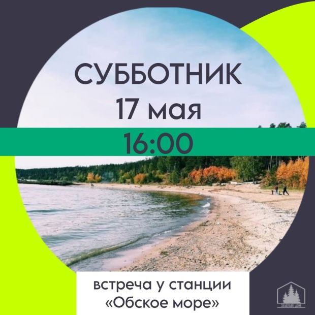 Новосибирцев приглашают на большой субботник на Обское море