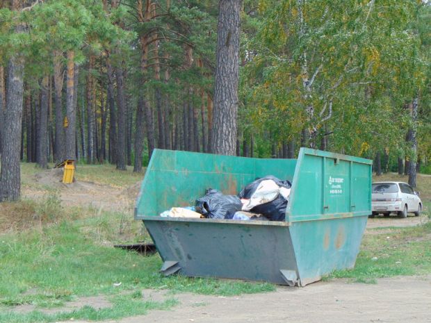 Перехватывающие бункеры под мусор установили в Советском районе
