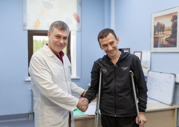 Уникальное протезирование ноги выполнили в Центре Мешалкина