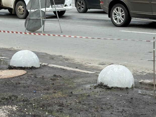 5000 бетонных антипарковочных полусфер закупили для Новосибирска