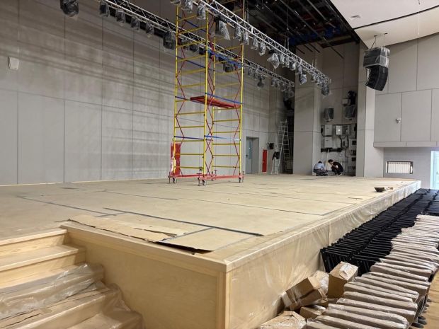 В музыкальной школе №10 приступили к работам в концертном зале