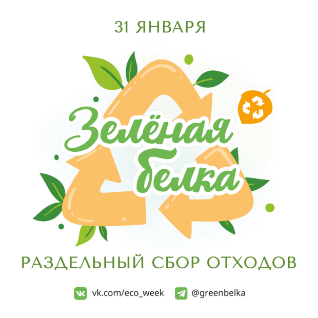 Вторсырье примут на экоакции «Зеленая белка»
