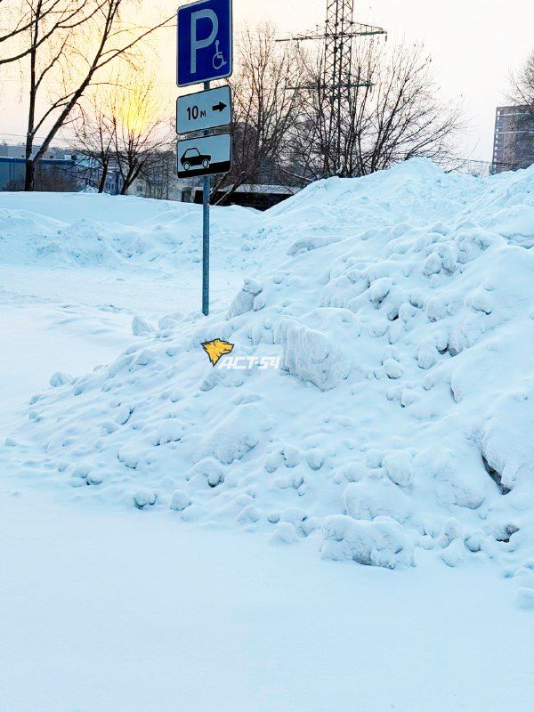 Жители Советского района пожаловались на уборку снега