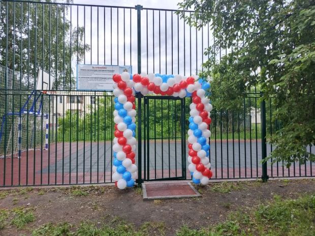 В микрорайоне ОбьГЭС открыли спортивную площадку