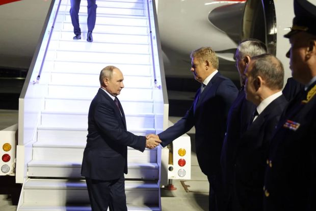 Президент России Владимир Путин прибыл в Новосибирск с рабочим визитом