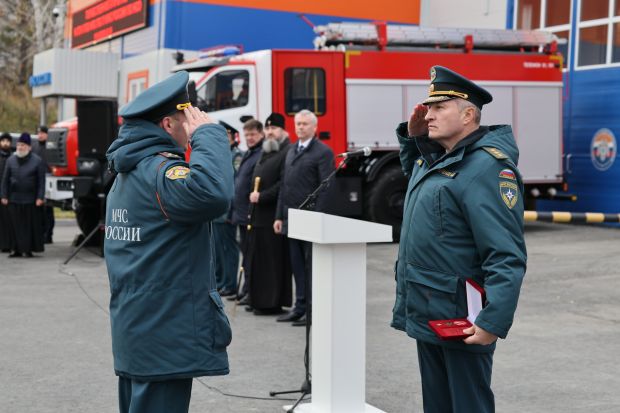 Новую пожарно-спасательную часть открыли для безопасности посёлка Кольцово и СКИФа